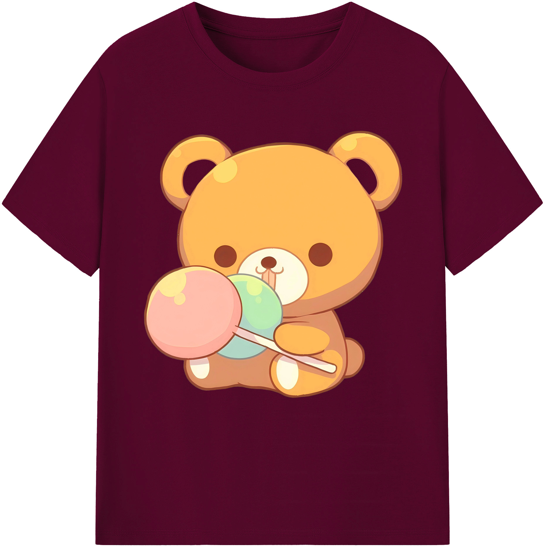 （画像用） リラックマ リラックマ キイロイトリ Rilakkuma Korilakkuma Kiiroitori レディースカジュアルプリントTシャツ（綿100％）